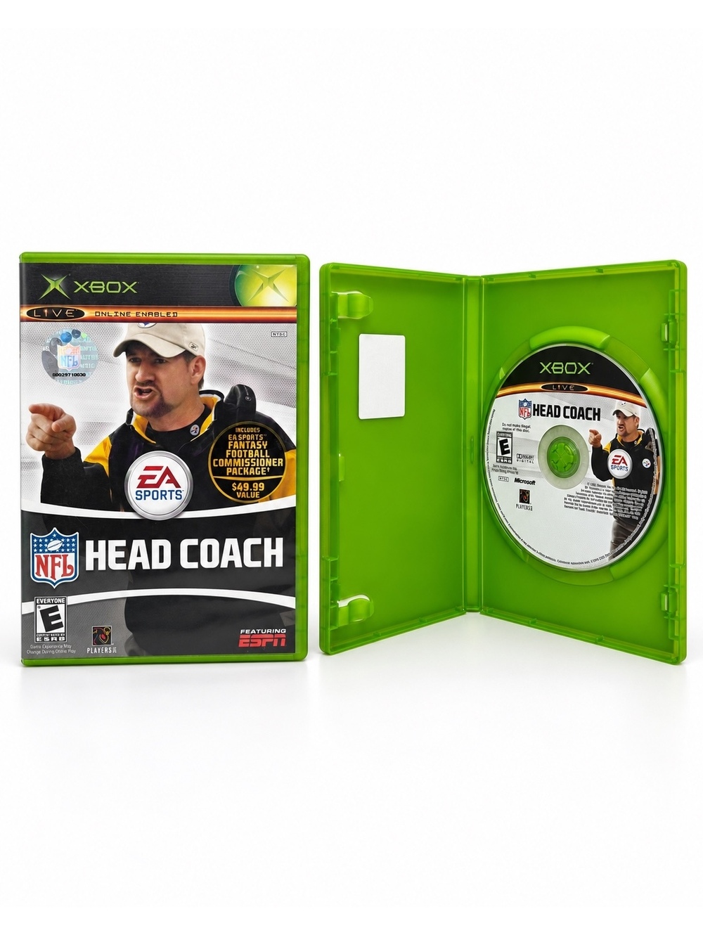 NFL Head Coach Original Xbox EA Sports Tested Working Case Disc No Manual